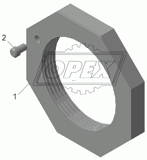 9693-3104076 Гайка подшипника